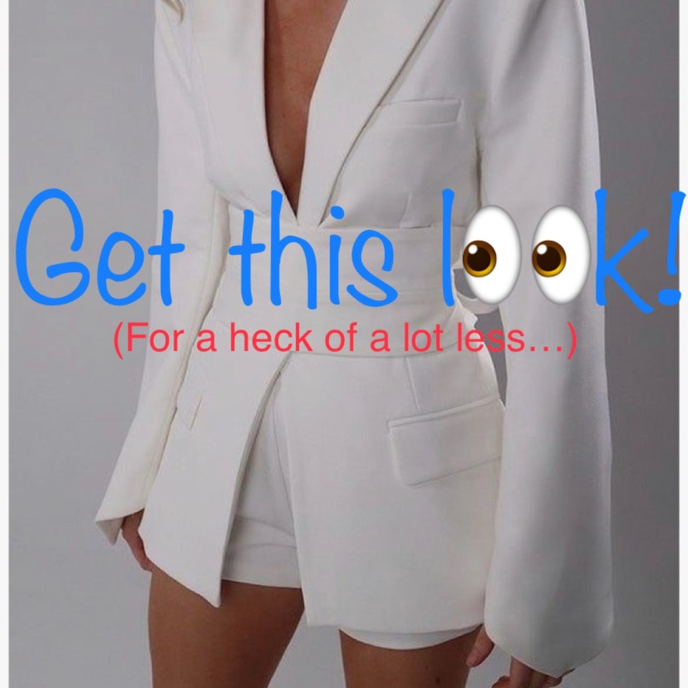 Boss B White blazer